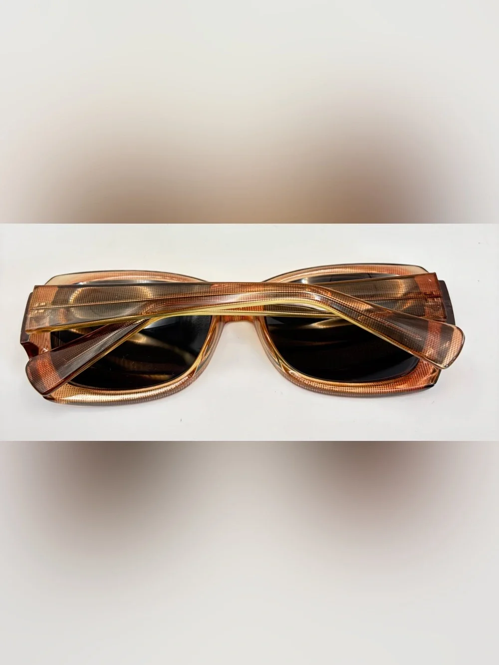 Brown Oval Sunglasses Frames Only